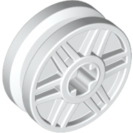 Lego kolo pr. 18mm x 8mm, bílá (6013484)
